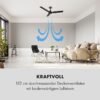 Spin Doctor Deckenventilator Ø122cm 9963m³/h 56W Wandsteuerung