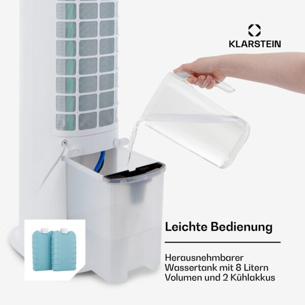 Skytower Grand Smart Luftkühler 80W 460 m³/h 8 Liter mobil Skytower Grand Smart Luftkühler 80W 460 m³/h 8 Liter mobil