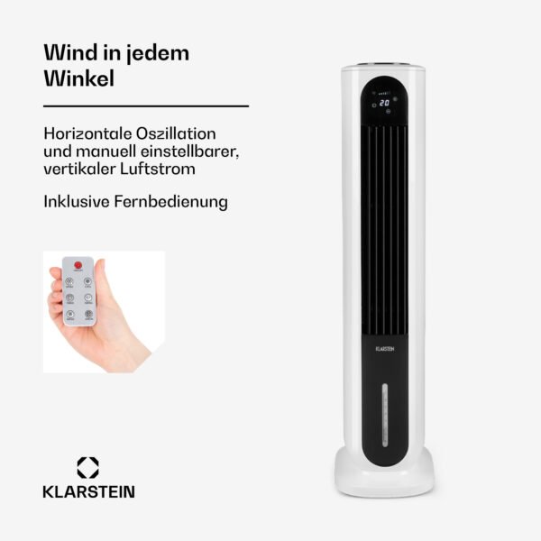 Polar Tower Smart Ventilator Luftkühler 7L 85W Fernbedienung Eispack