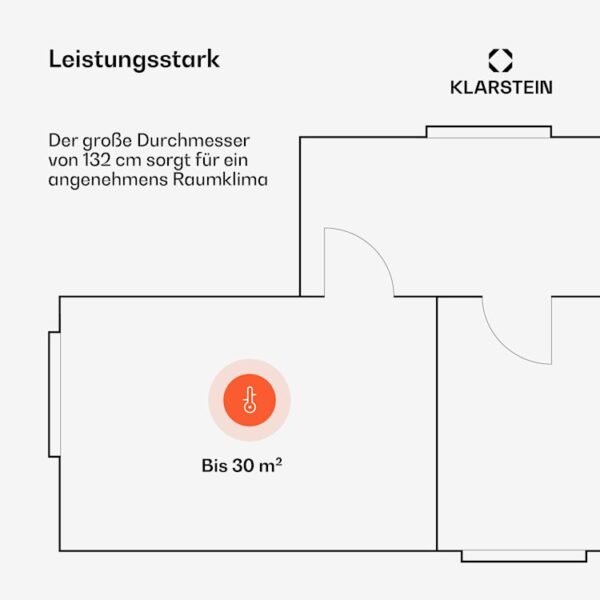 Santa Elena Deckenventilator 52" 9.060m³/h Echtholzflügel 6 Geschwindigkeitsstufen Fernbedienung