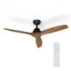 Santa Elena Deckenventilator 52" 9.060m³/h Echtholzflügel 6 Geschwindigkeitsstufen Fernbedienung