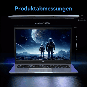 ACEMAGIC 18,5 Zoll AMD Ryzen 3 4300U,16 GB RAM,512 GB SSD, Windows 11 Pro Notebook
