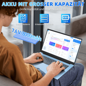 MENGHU 18,5 Zoll Laptop für Homeoffice & Alltag Windows 11 PRO Office 365 Notebook MENGHU 18,5 Zoll Laptop für Homeoffice & Alltag Windows 11 PRO Office 365 Notebook