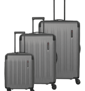 travelite Trolleyset DYNAMIIC S+/M/L, verschiedene Farben, 4 Rollen, , Hartschalen-Koffer ABS Volumenerweiterung