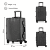 KOFA Handgepäckkoffer ZURICH, 55cm Alu-Rahmen & Polycarbonat-Hartschale, 4 Rollen, TSA Schloss KOFA Handgepäckkoffer ZURICH, 55cm Alu-Rahmen & Polycarbonat-Hartschale, 4 Rollen, TSA Schloss