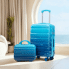 LVHOM Hartschalen-Trolley Handgepäck-Trolley & Koffer Set, 14"/20"/24"/28", leise Rädern für Tour, Geschäftstrip, Familienurlaub, längere Erkundungen, Flughafentransfers