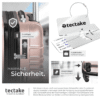 tectake Trolley Hartschalenkoffer-Set, 4 Rollen, 4-teilig aus robustem ABS-Kunststoff inkl. Kofferwaage und -anhänger tectake Trolley Hartschalenkoffer-Set, 4 Rollen, 4-teilig aus robustem ABS-Kunststoff inkl. Kofferwaage und -anhänger