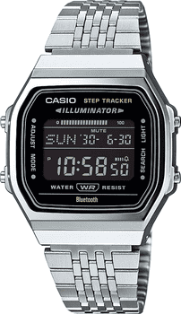 CASIO VINTAGE Smartwatch, Armbanduhr, Herrenuhr, Damenuhr, Bluetooth,Stoppfunktion,Schrittzähler