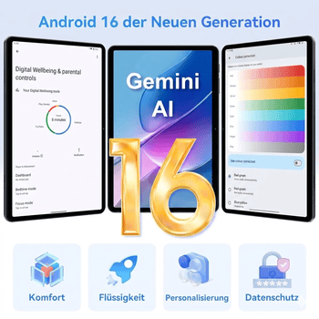 TABWEE T80 Android 16 64/128 GB incl. Stift Tablet