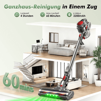 Adormii Akku-Hand-und Stielstaubsauger Akku Staubsauger,Staubsauger Kabellos 50kPa/50Min,GreenEye-Technologie, beutellos, Selbststehendes Design,Staubsauger für Tierhaare,Teppich und Hartboden Adormii Akku-Hand-und Stielstaubsauger Akku Staubsauger,Staubsauger Kabellos 50kPa/50Min,GreenEye-Technologie, beutellos, Selbststehendes Design,Staubsauger für Tierhaare,Teppich und Hartboden