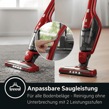 AEG Akku-Hand-und Stielstaubsauger CX7 ANIMAL AKKU-STAUBSAUGER , beutellos, 2in1-Funktion, ideal zur Tierhaarentfernung, bis zu 45 Min. Laufzeit AEG Akku-Hand-und Stielstaubsauger CX7 ANIMAL AKKU-STAUBSAUGER , beutellos, 2in1-Funktion, ideal zur Tierhaarentfernung, bis zu 45 Min. Laufzeit