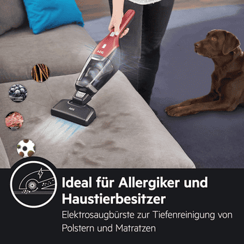 AEG Akku-Hand-und Stielstaubsauger CX7 ANIMAL AKKU-STAUBSAUGER , beutellos, 2in1-Funktion, ideal zur Tierhaarentfernung, bis zu 45 Min. Laufzeit AEG Akku-Hand-und Stielstaubsauger CX7 ANIMAL AKKU-STAUBSAUGER , beutellos, 2in1-Funktion, ideal zur Tierhaarentfernung, bis zu 45 Min. Laufzeit