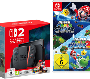 Nintendo Switch 2 Switch 2 + Mario Kart World inkl. Super Mario Galaxy 1+2
