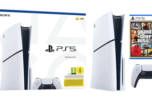 Playstation Playstation 5 Slim Disk Laufwerk + GTA V Spiel Bundle 1TB