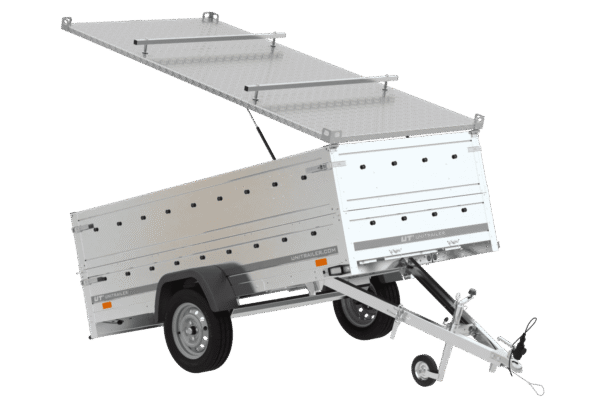 Anhänger Garden Trailer 264 KIPP mit Bordwandaufsatz und Aludeckel-Neu – [LTG_SITE_NAME]