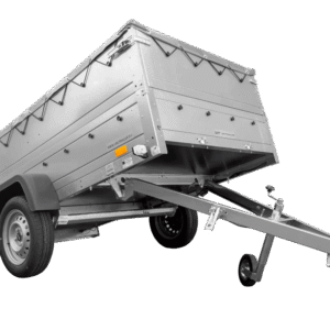 Faltbarer Pkw Anhänger Garden Trailer 230 KIPP mit zusätzlichen Bordwänden, Stützrad, Flachplane und Planenträgern]-Neu