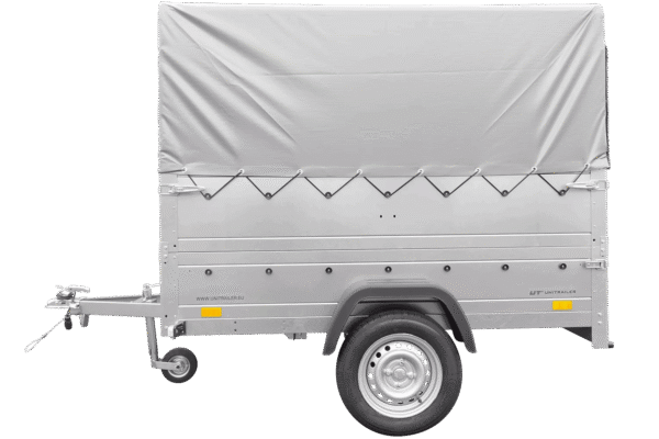 Kipper ungebremst Garden Trailer 200 KIPP mit zusätzlichen Bordwänden, Stützrad, Hochplane und Hochspriegel-Neu