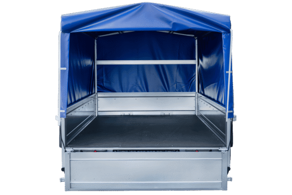 Langer PKW-Anhänger Garden Trailer 264 KIPP mit Hochplane, Spriegel und Stützrad-Neu Langer PKW-Anhänger Garden Trailer 264 KIPP mit Hochplane, Spriegel und Stützrad-Neu