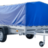 Langer PKW-Anhänger Garden Trailer 264 KIPP mit Hochplane, Spriegel und Stützrad-Neu Langer PKW-Anhänger Garden Trailer 264 KIPP mit Hochplane, Spriegel und Stützrad-Neu