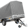 PKW Anhänger 230×125 Garden Trailer 230 KIPP Unitrailer 750 kg mit Stützrad, 110 cm hoher Plane und Hochspriegel-Neu – [LTG_SITE_NAME]