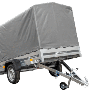 PKW Anhänger 230×125 Garden Trailer 230 KIPP Unitrailer 750 kg mit Stützrad, 110 cm hoher Plane und Hochspriegel-Neu – [LTG_SITE_NAME]